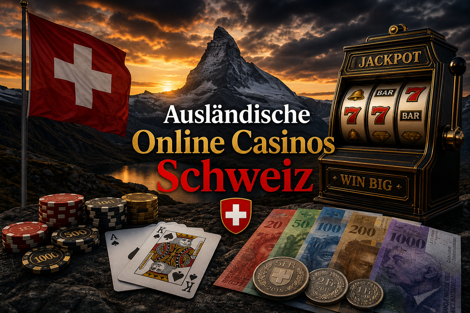 Ausländische Online Casinos Schweiz Banner